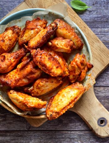 chicken wings close up